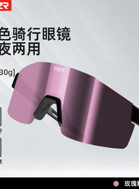 P2R骑行眼镜变色日夜两用自行车公路车防风可套近视镜女男款G10