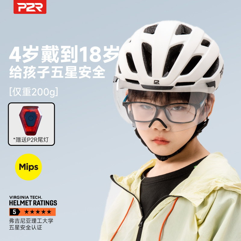 P2R儿童骑行头盔A20Mips风镜图片