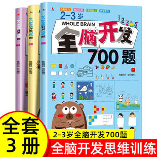 【14元三册】全脑开发700题全套三册