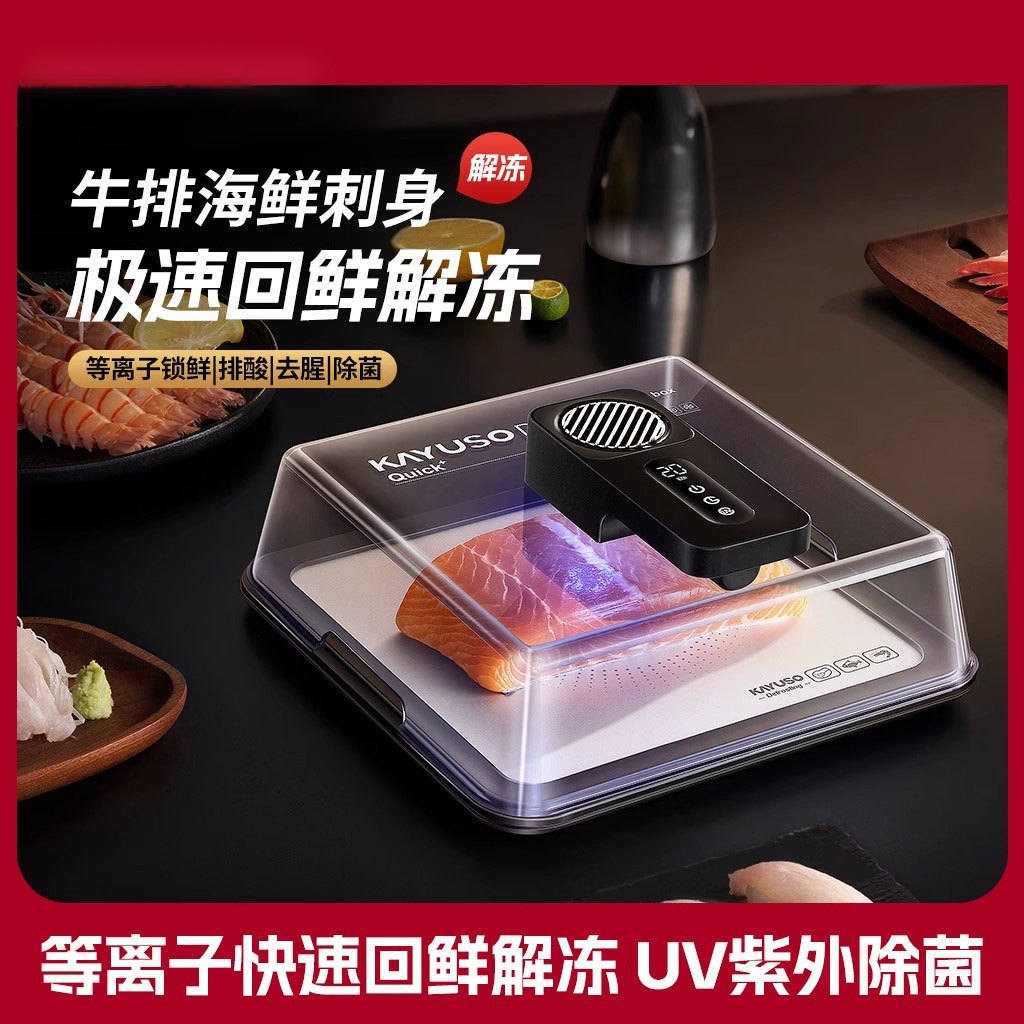 KAYUSO智能极速回鲜解冻器家用厨房食材快速化冰海鲜去腥解冻神器