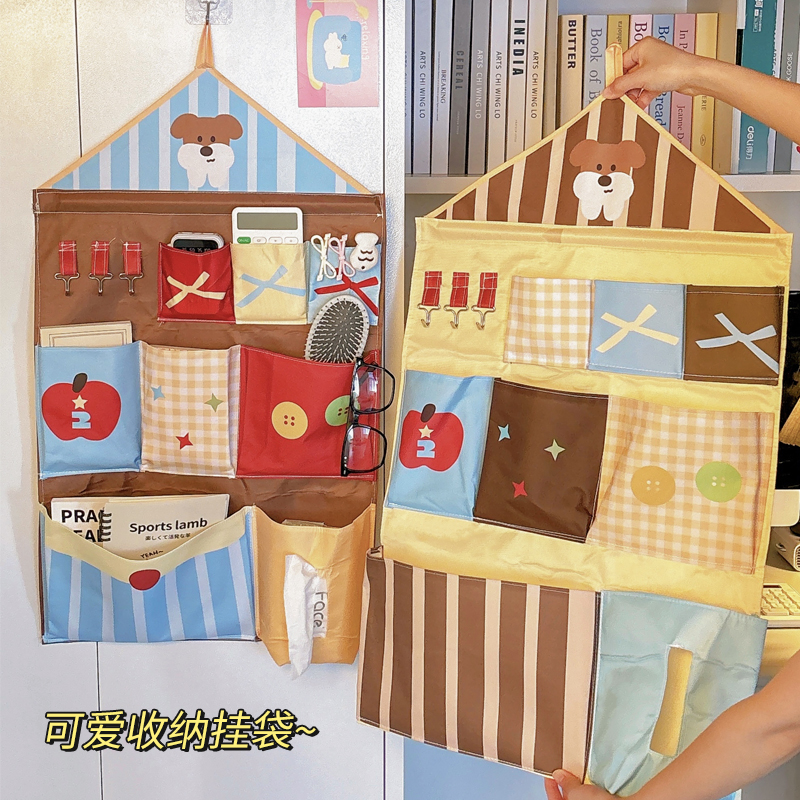 学生宿舍好物免打孔收纳挂袋