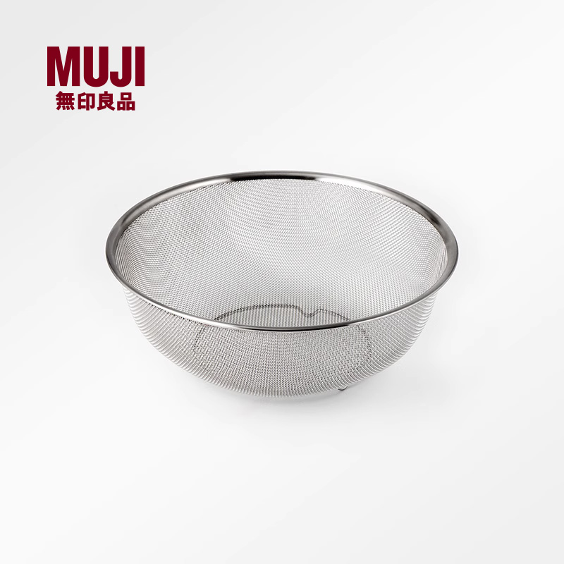 无印良品 MUJI 不锈钢沥水盆 家用厨房节省空间 沥水盆/盘/篮 餐饮具 沥水篮/漏水筛 原图主图