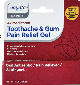 equate牙痛凝胶7g