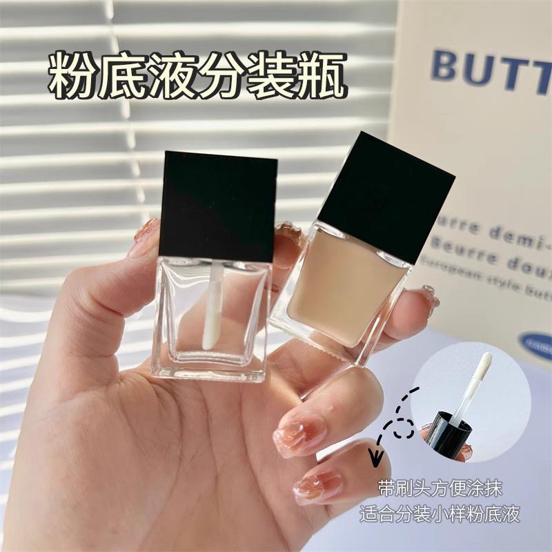 【旗舰店正品】粉底液分装瓶玻璃试用包空瓶子遮瑕液试色分装小瓶
