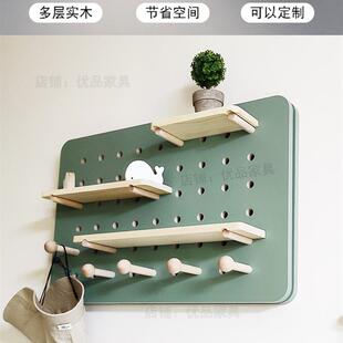 电表箱遮挡箱装饰画洞洞板配电箱北欧风创意挂件免打孔强电箱遮盖