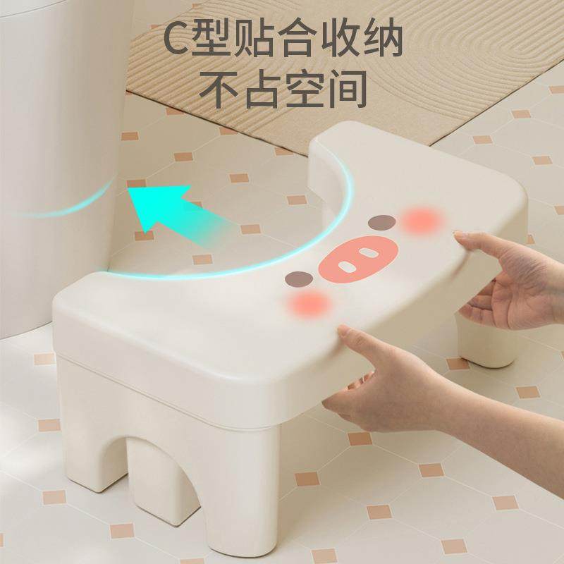 加厚马桶凳垫脚凳厕所蹲便蹲坑凳子卫生间家用儿童拉屎脚踏凳可爱,收纳整理,收纳凳,淘宝优惠券,粉丝福利购,淘宝优惠卷