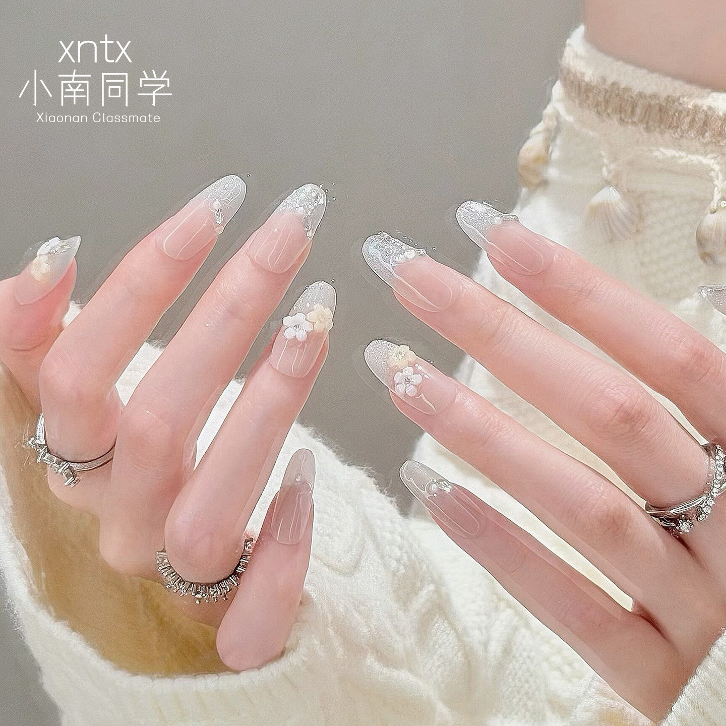 【高货精致花朵显白】气质穿戴甲