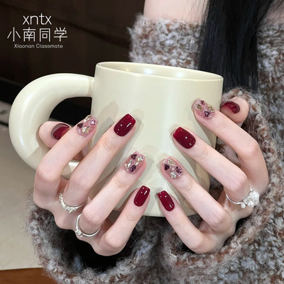 【安哥拉红显白款】美甲穿戴甲