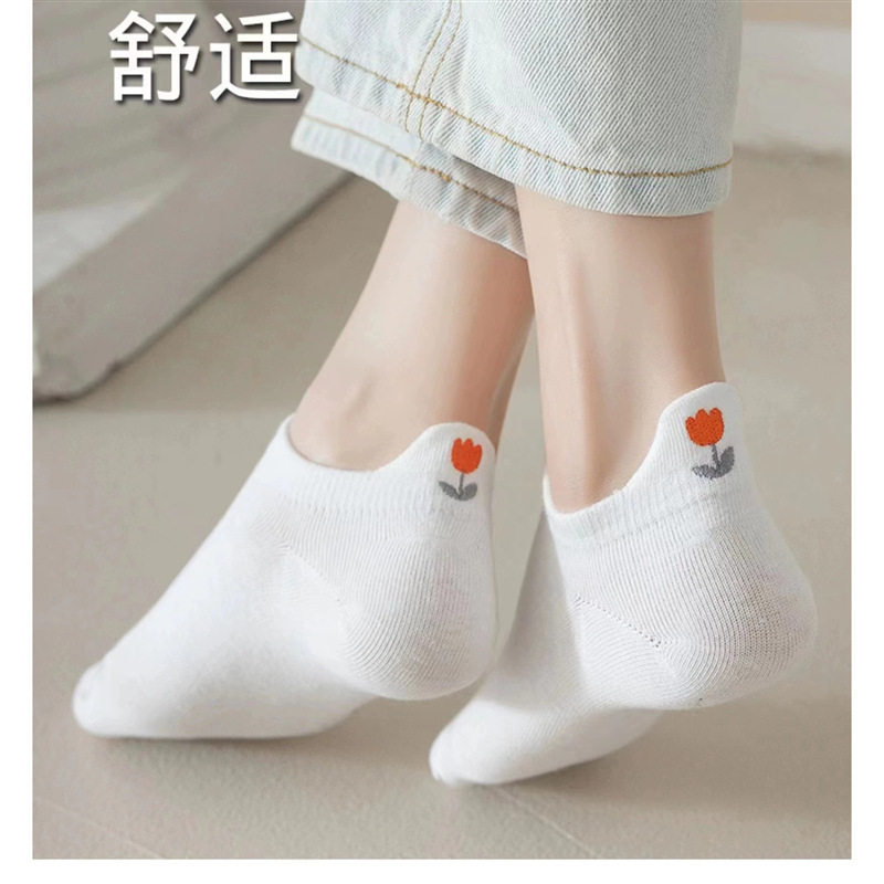 爱浅口船袜学生袜子ins潮女春季