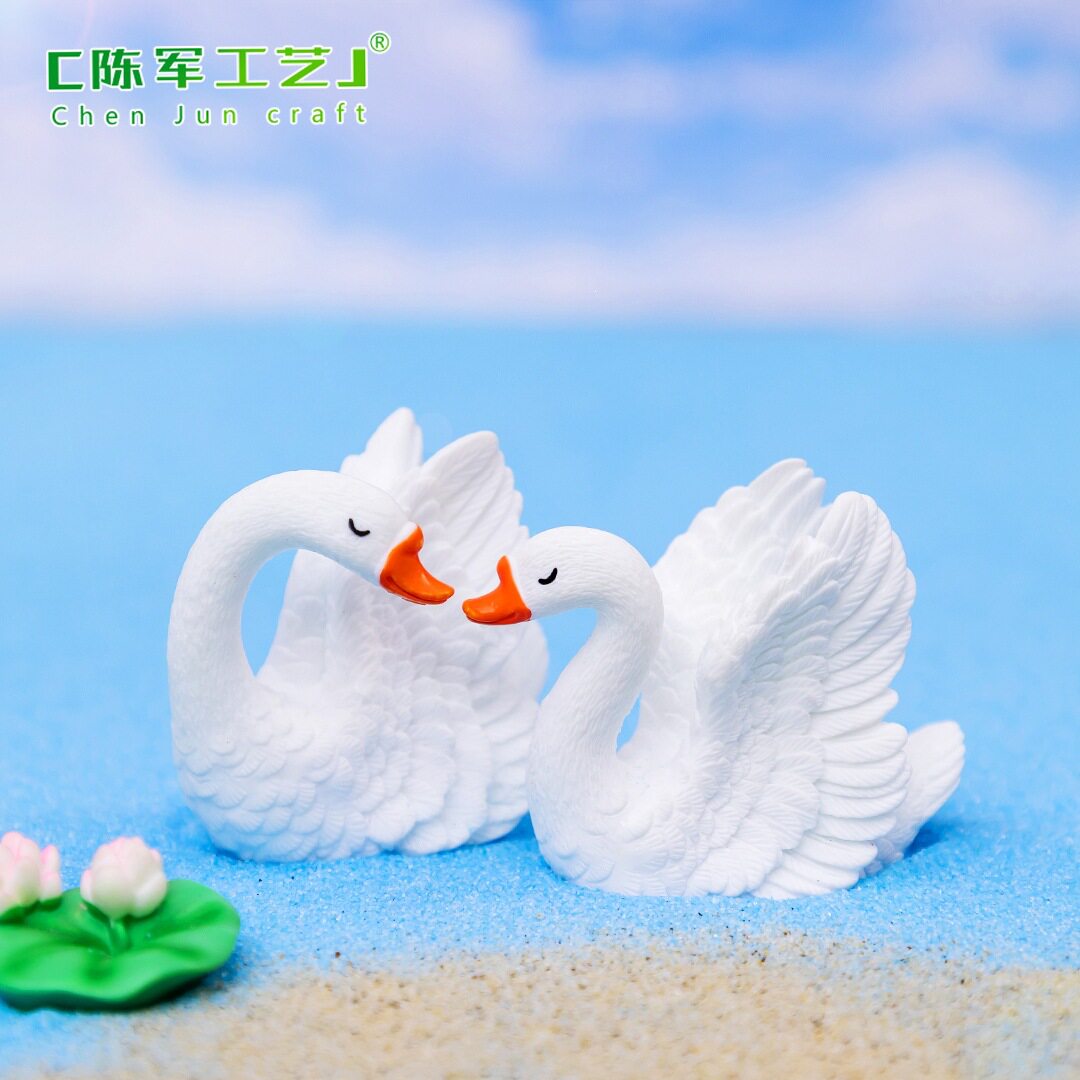 动物创意造景装饰品树脂桌面配件