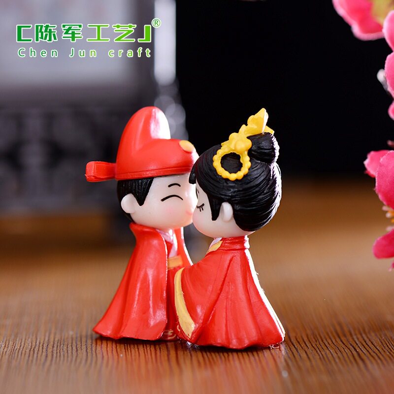 饰配件古风娃娃生日礼物婚庆摆件