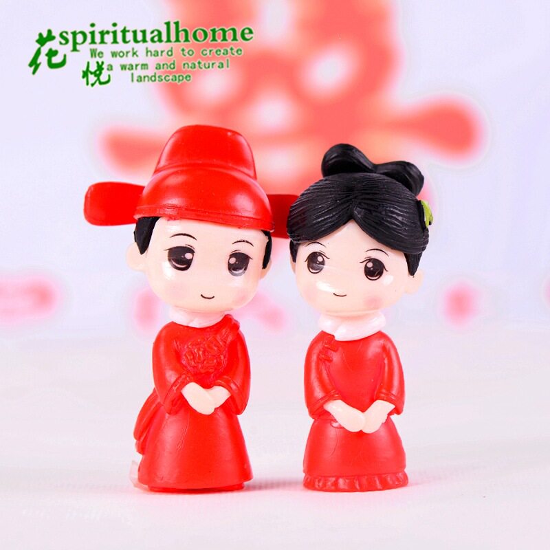 侣婚庆摆件微配件摆件钥匙扣公仔