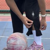 SLAMBALL秋冬季 宽松加绒跑步裤 拉链运动长裤 男速干透气篮球训练裤