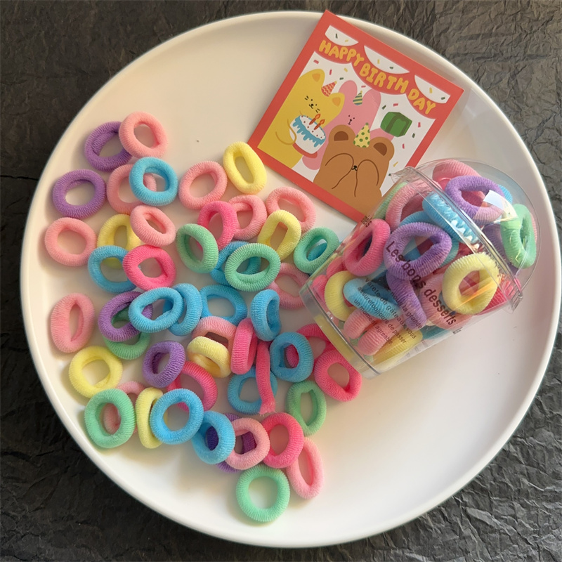 发圈甜美可爱马卡龙色小女孩宝宝