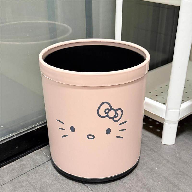 helloKitty垃圾桶家用2025新款客厅高颜值垃圾篓卫生间垃圾收纳筒