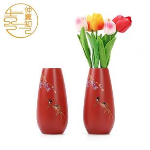 比翼连理陶瓷花瓶一对结婚礼物套装创意订婚摆件客厅餐桌插花装饰