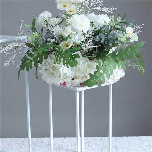 婚庆路引铁艺花柱子花器道具立柱摆件花架子婚礼舞台装饰布置摆件