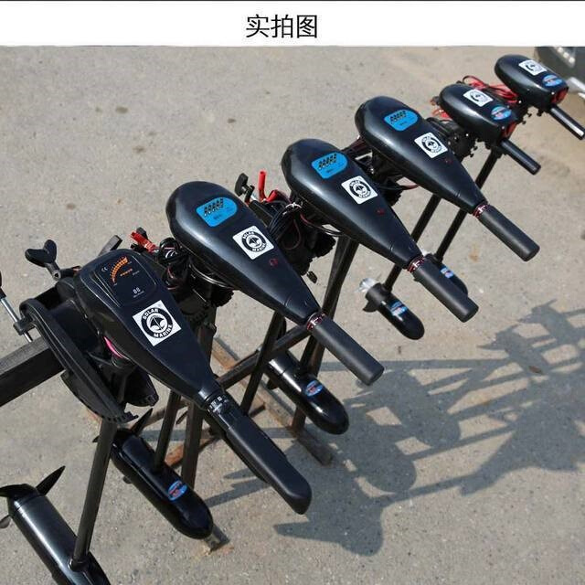 速发船桨12v电动螺旋桨船外机推进器船用渔L船Q24v挂机小船马达皮
