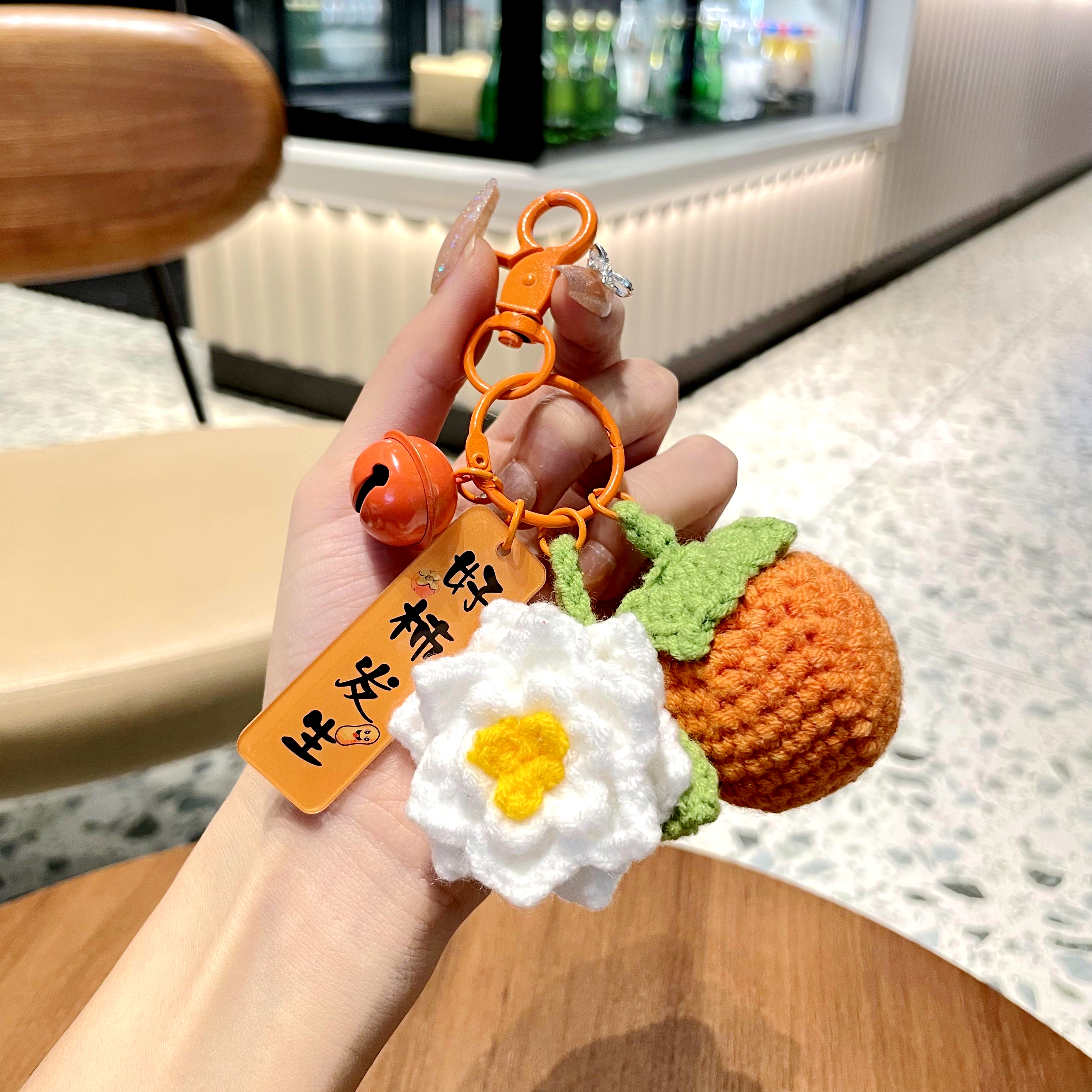 好事发生栀子花包挂件教师节礼物