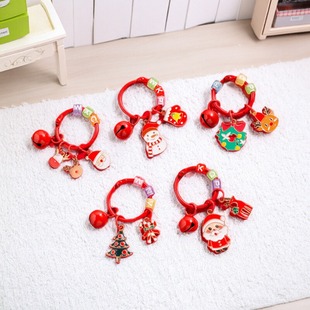 圣诞节小礼品卡通金属圣诞钥匙扣挂件幼儿园儿童伴手礼装饰品礼物