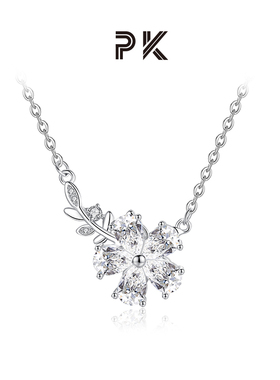 PARAS KORS 派热pk茉莉花项链莫离白首项链送女友S925纯银首饰