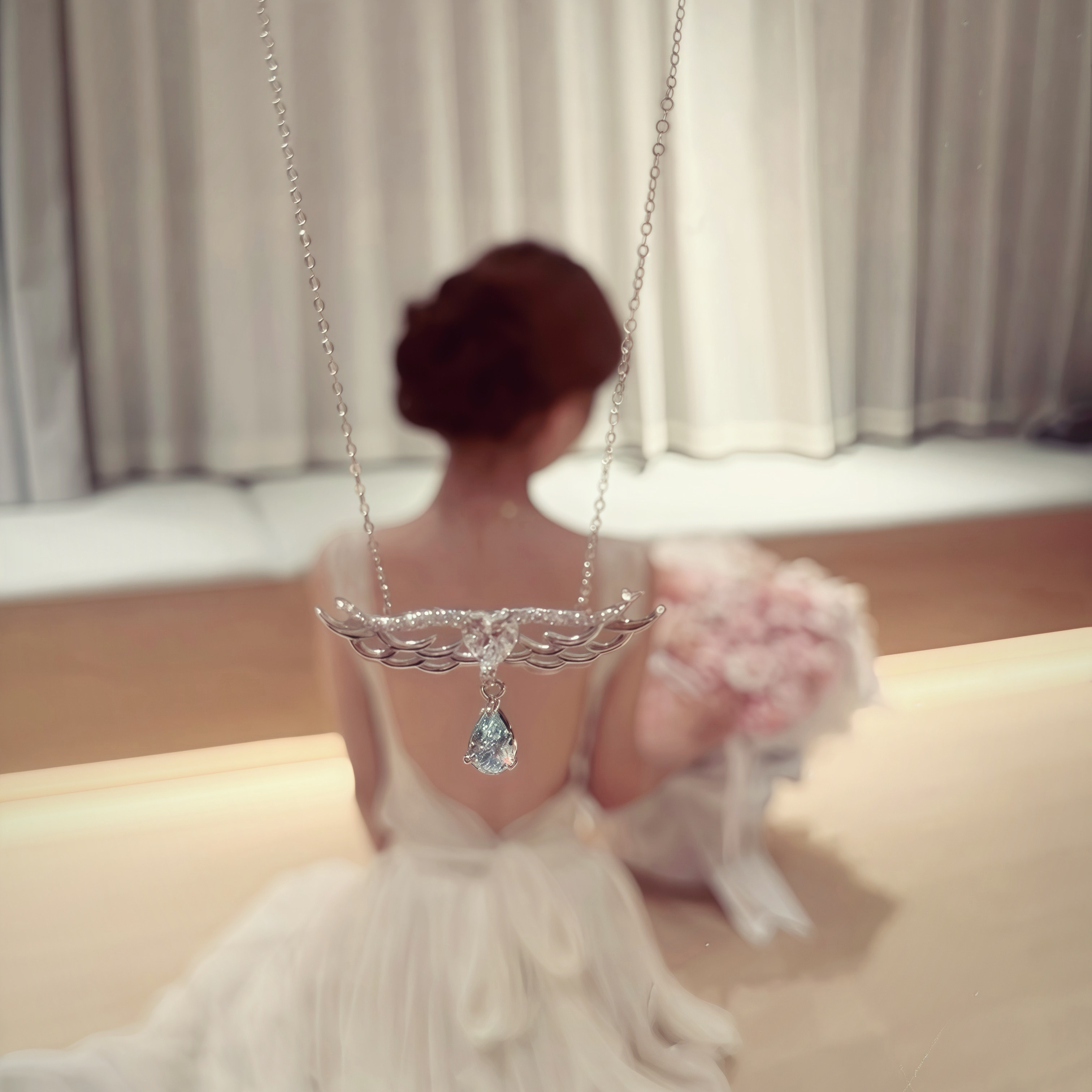 paras kors派热my angel天使项链女款轻奢小众锁骨链【女友礼物】