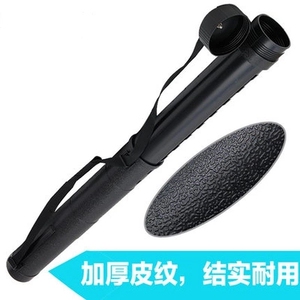 特大加厚加粗大号伸缩皮纹画筒 画桶 图纸塑料收藏海报筒 图纸筒