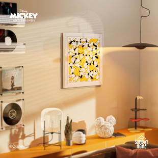 HOME迪士尼正版 hands版 家居装 画 饰画原创艺术品Mickey SUNDAY