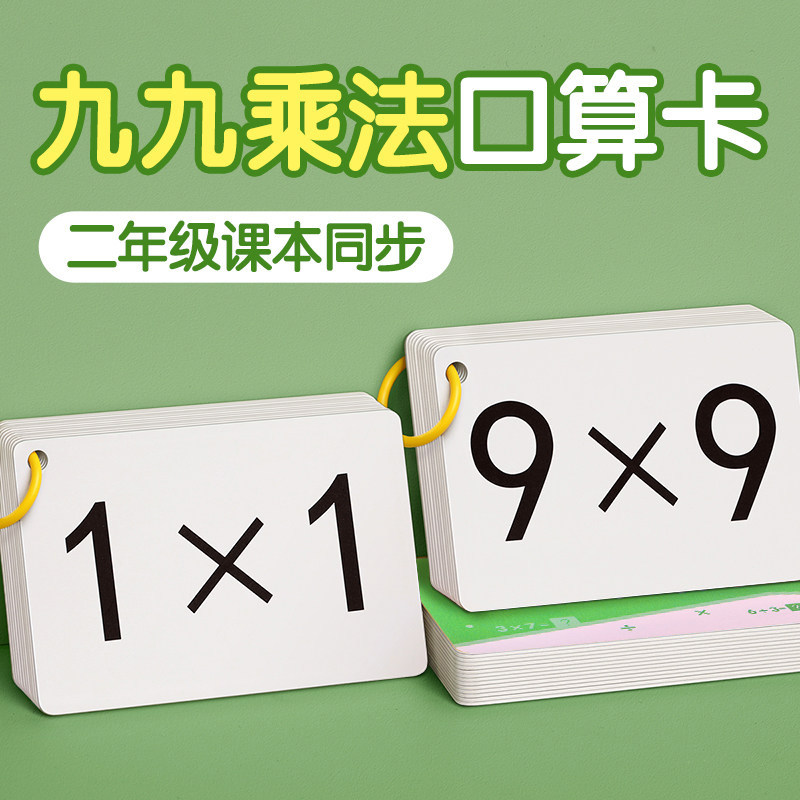 【小学专用】九九乘除法口算卡片