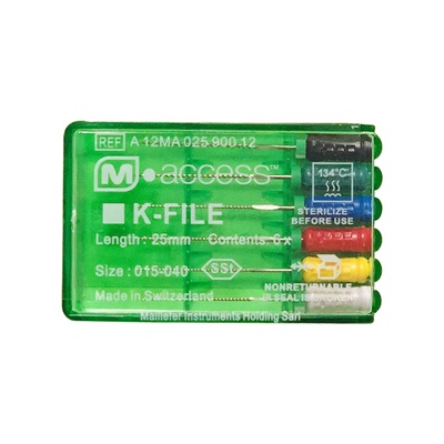 登士柏根管锉K锉不钢钢K型锉