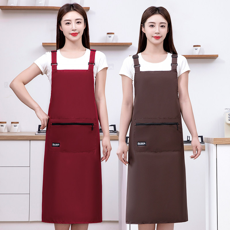 可调节背带加长过膝围裙餐饮上班工作服定制居家干活穿防水围腰女,家庭/个人清洁工具,围裙,淘宝优惠券,粉丝福利购,淘宝优惠卷