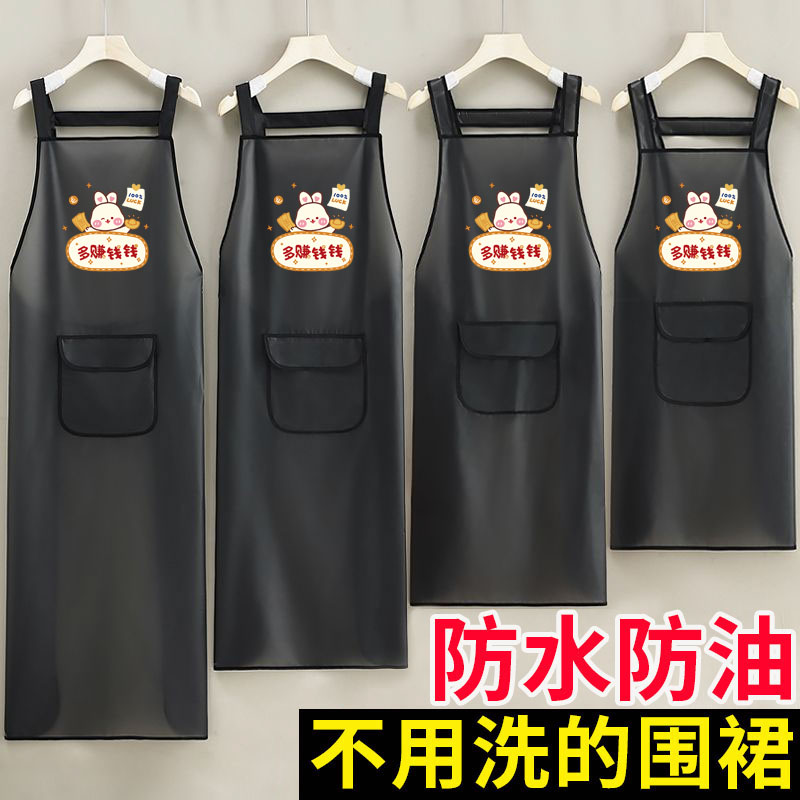 TPU加长防水防油污围裙定制图片