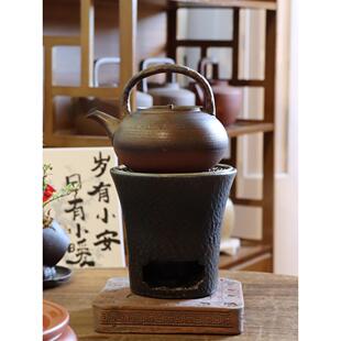 手工铜炭烧炉煮茶功夫茶炉功夫茶具配件煮水炉围炉煮茶家用烤茶炉