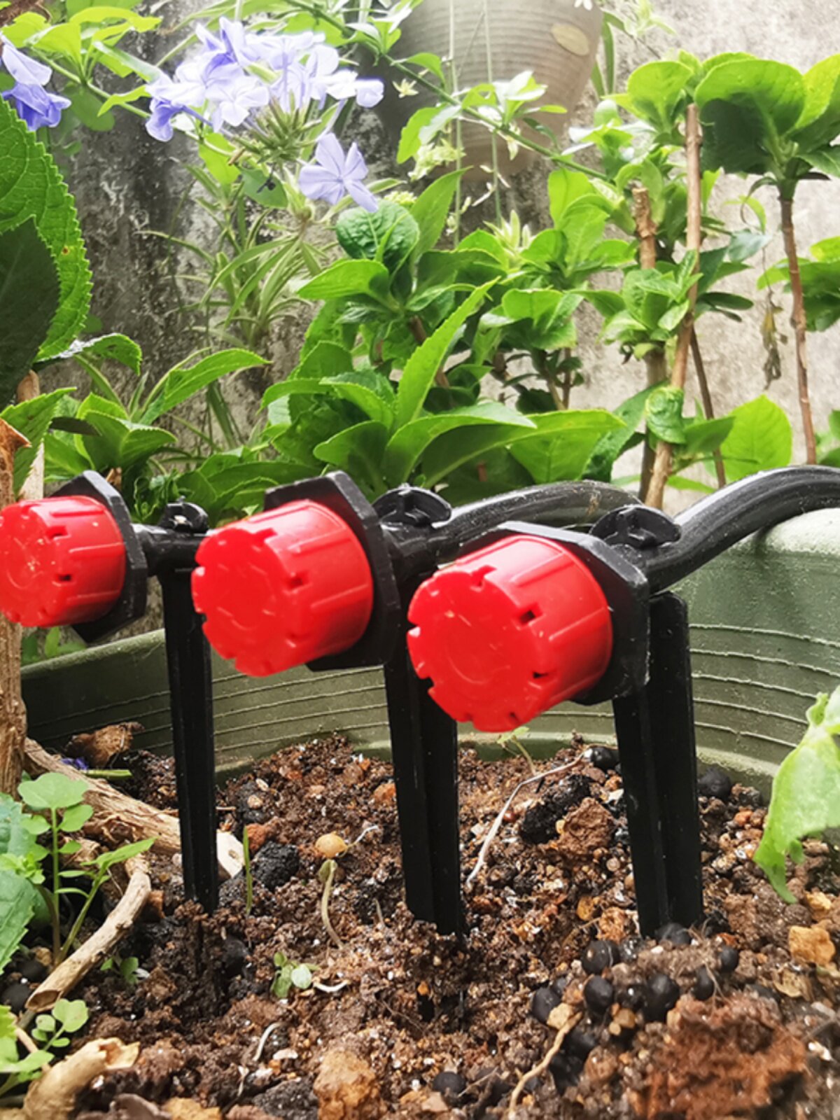 可调节半自动浇花器家用阳台花盆浇水懒人滴灌草莓渗水滴水神器