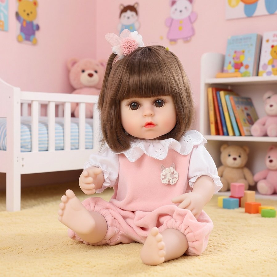 可说话眨眼仿真婴儿娃娃重生洋娃娃软胶女孩宝宝玩具生日礼物38cm,玩具/童车/益智/积木/模型,娃娃/配件/着替,淘宝优惠券,粉丝福利购,淘宝优惠卷