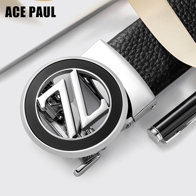 AcePaul男休闲生日礼物牛皮皮带