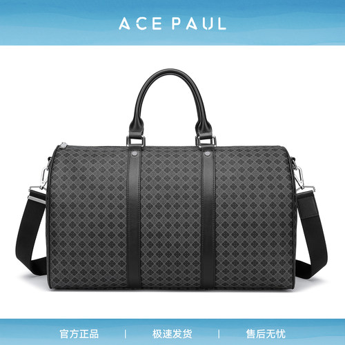 AcePaul头层牛皮大容量旅行包