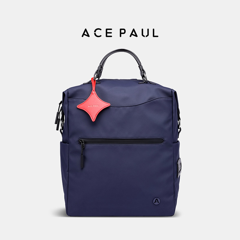 Ace Paul双肩背包男女日常通勤防水电脑包旅行书包百搭轻便
