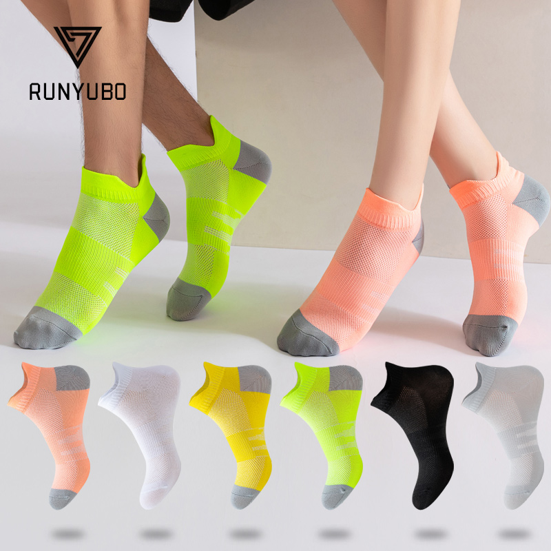 薄款跑步健身运动短袜情侣男女款