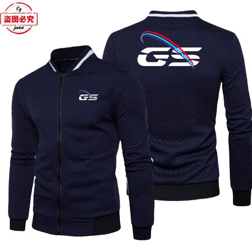 宝马GS骑行服GS标志印花机车赛车服外套宽松长袖男上衣立领夹克