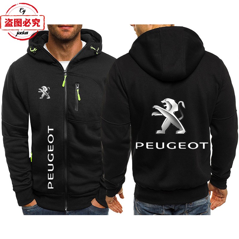 标致汽车车标外套赛车服宽松男上衣休闲卫衣peugeot工作服团体服