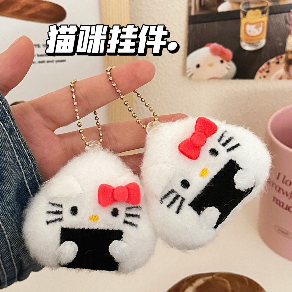 可爱卡通发夹少女心百搭钥匙扣挂