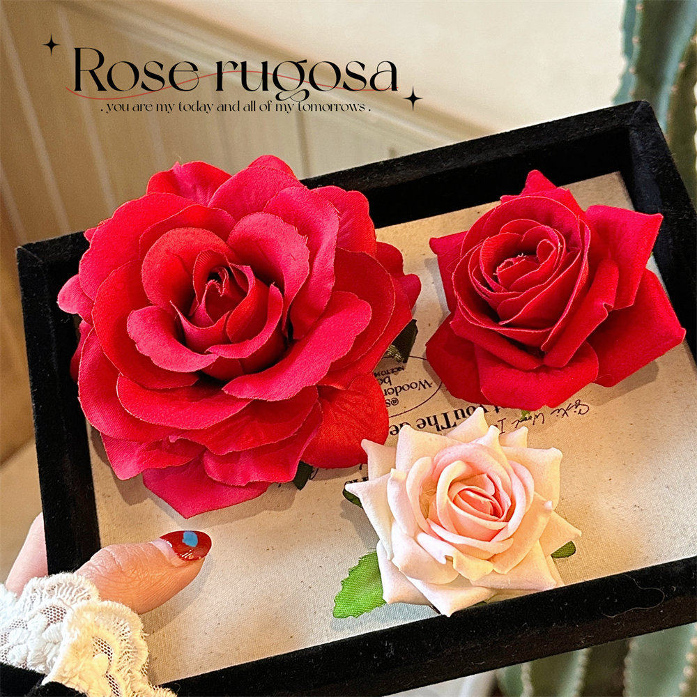 小商品高颜值玫瑰花发夹少女侧边夹粉色花朵鸭嘴夹气质发卡头饰超,饰品/流行首饰/时尚饰品新,发饰,淘宝优惠券,粉丝福利购,淘宝优惠卷