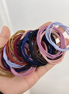 发多股发圈基础百搭发饰皮筋简约
