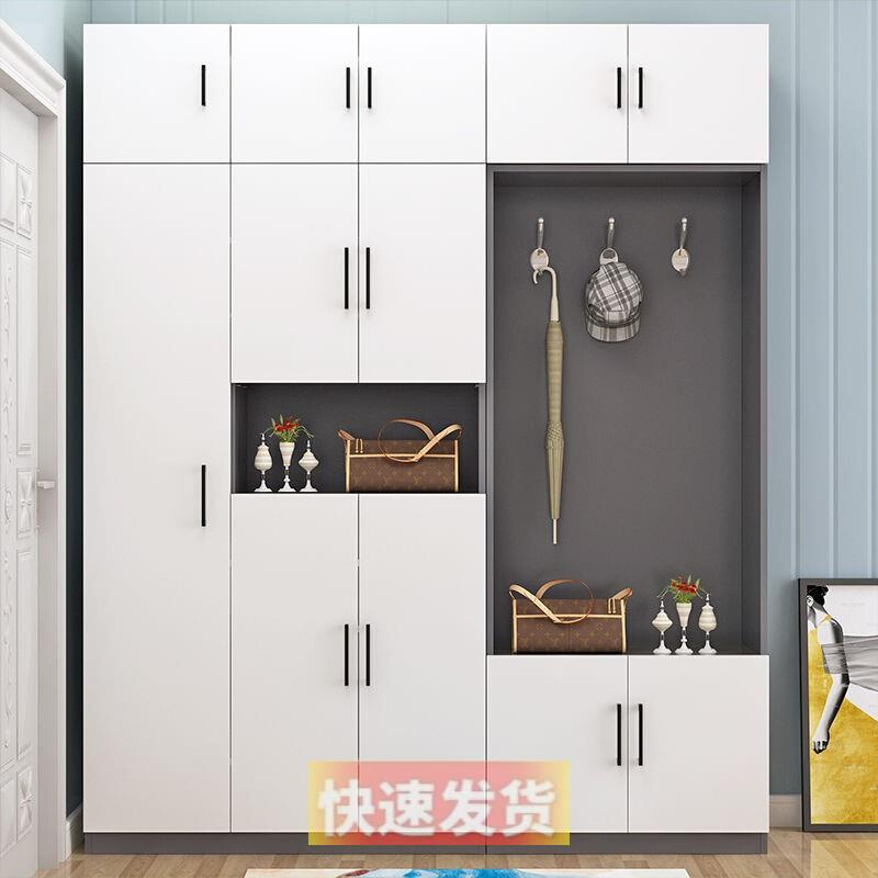 极速鞋柜家用门口玄关柜一u体省空间大容量进门柜收纳入户门厅柜