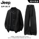 中山装 荆棘刺绣立领西服男秋冬季 加棉西服 SPIRIT吉普新中式 JEEP