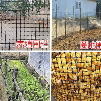 好货塑料围栏网网格防护拦鸡围栏鸡网家用户外养殖菜园栅栏养鸡围
