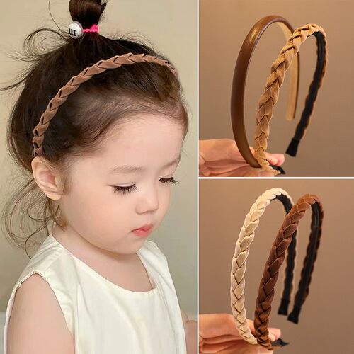 2026年新款咖色儿童发箍女童