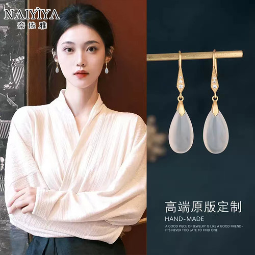 适合旗袍耳环方圆脸适合的耳坠
