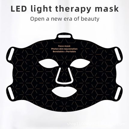 Red Light Therapy for Face, Upgraded Portable Led Face Mask